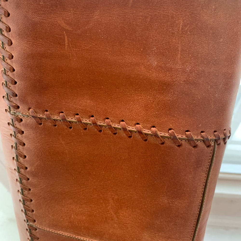 Chloe Patchwork Leather Knee High Boots - image 4